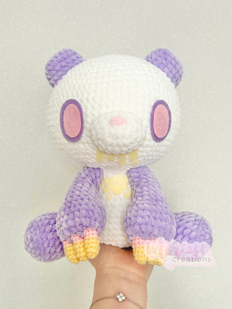 Purple Chunky Panda Gloomy Bear