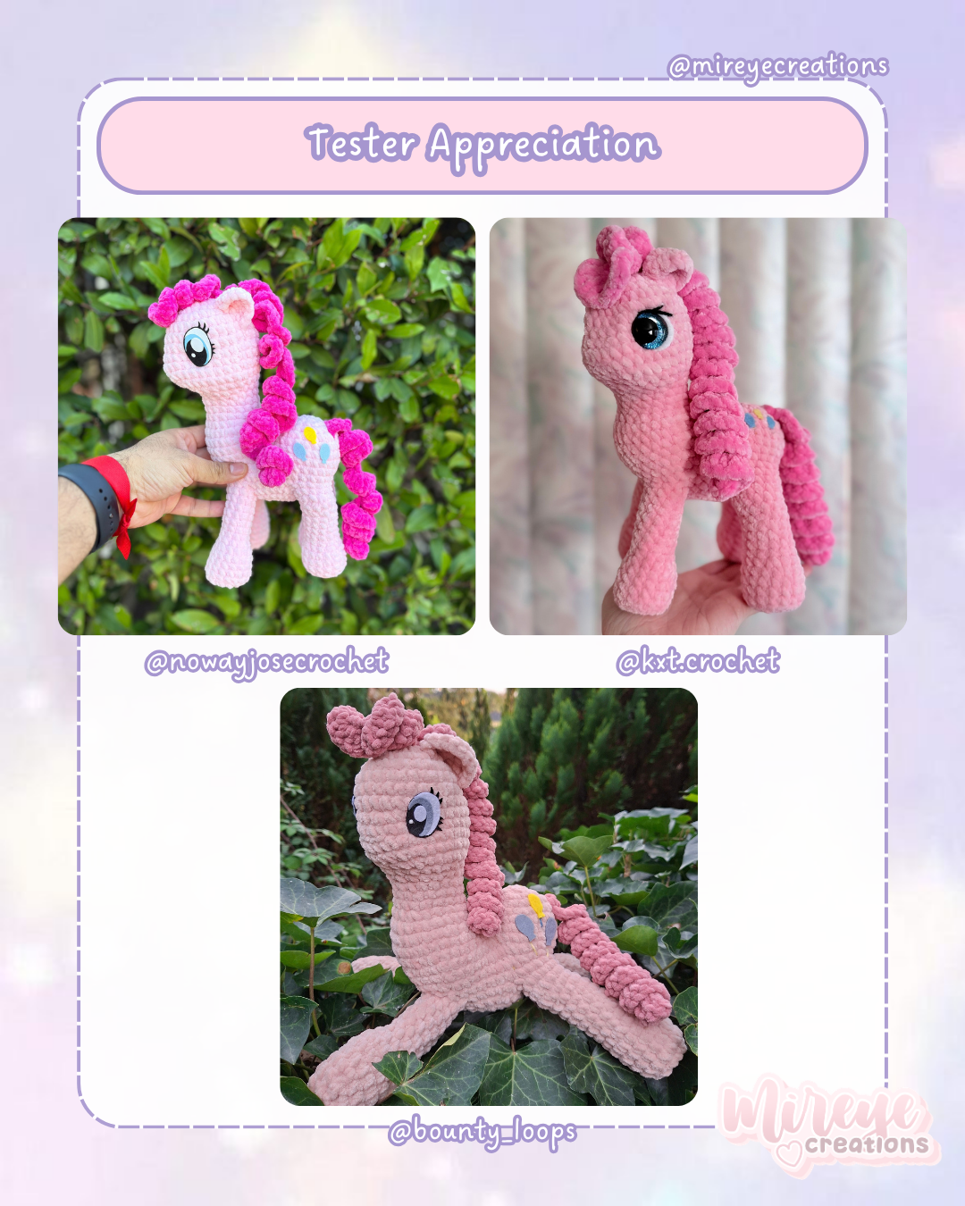 Pinkie Pie PDF Crochet Pattern
