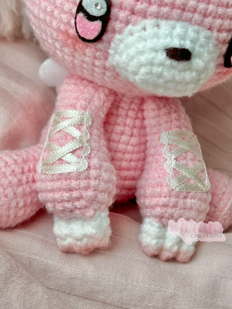Pink Coquette Gloomy Bear