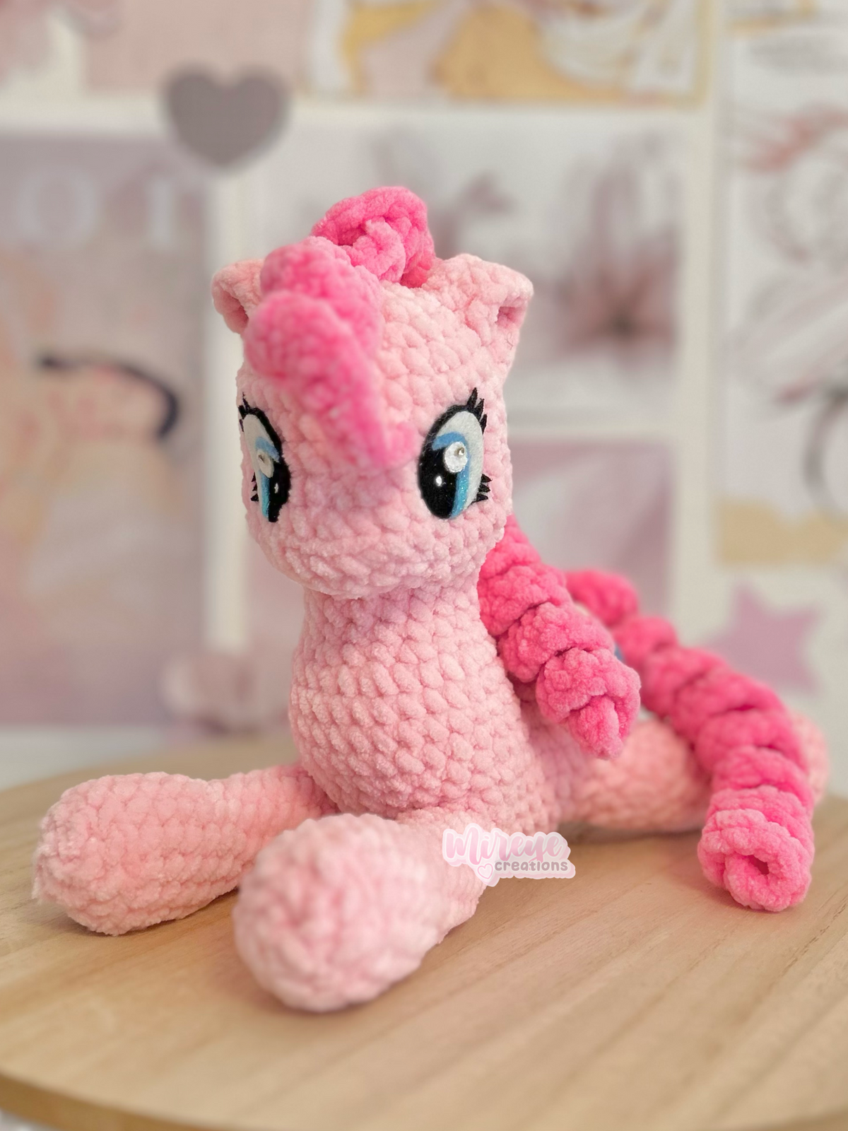 Pinkie Pie Crochet Plushie - HANDMADE TO ORDER