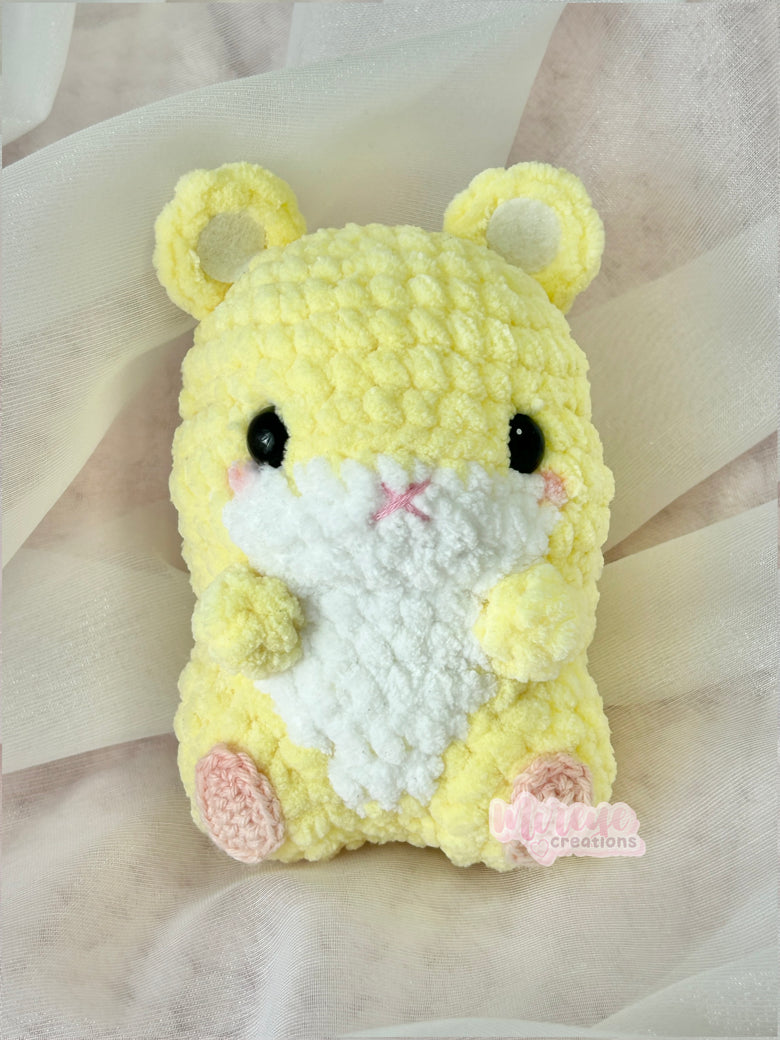Cutie Hamster Plushie Sunny Yellow