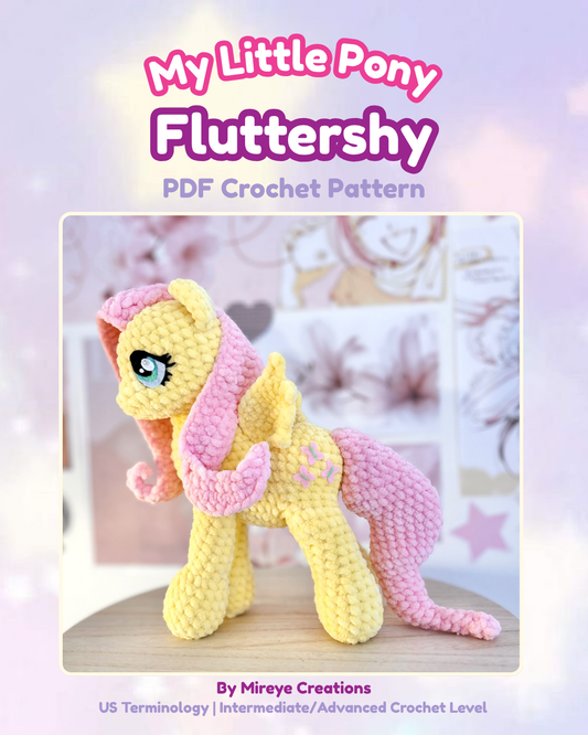 Fluttershy PDF Crochet Pattern