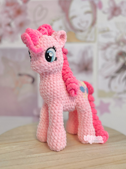 Pinkie Pie Crochet Plushie - HANDMADE TO ORDER