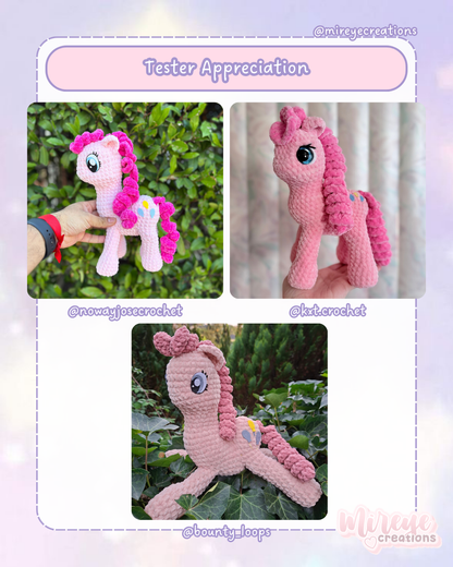 Mane 6 My Little Pony PDF Crochet Pattern