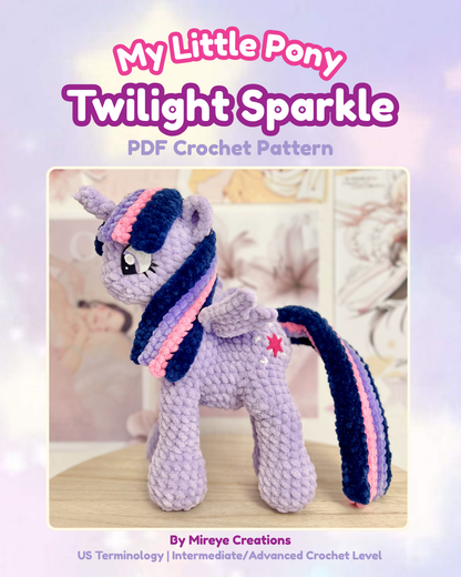 Twilight Sparkle PDF Crochet Pattern
