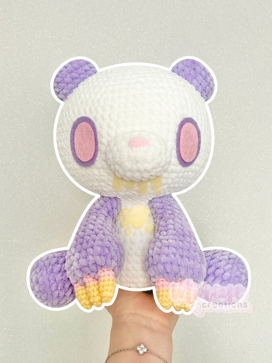 Purple Chunky Panda Gloomy Bear