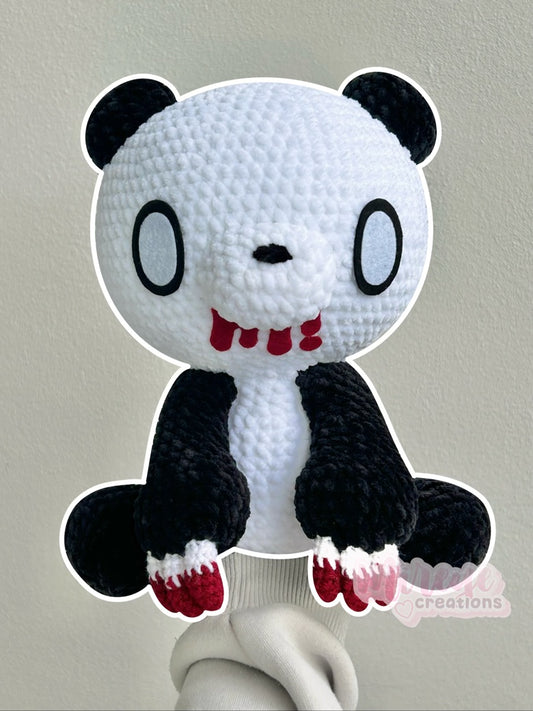Bloody Black Chunky Panda Gloomy Bear