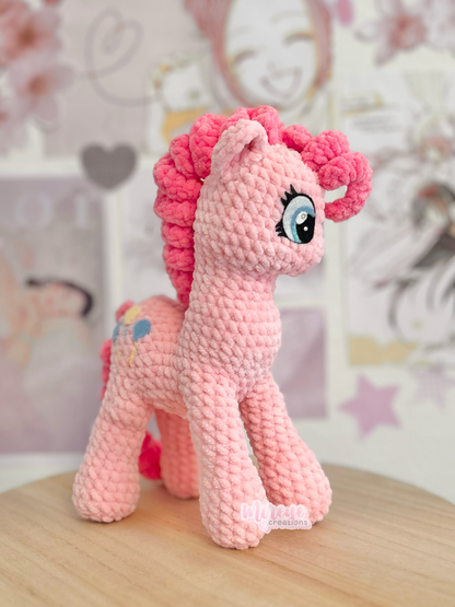 Pinkie Pie Crochet Plushie - HANDMADE TO ORDER