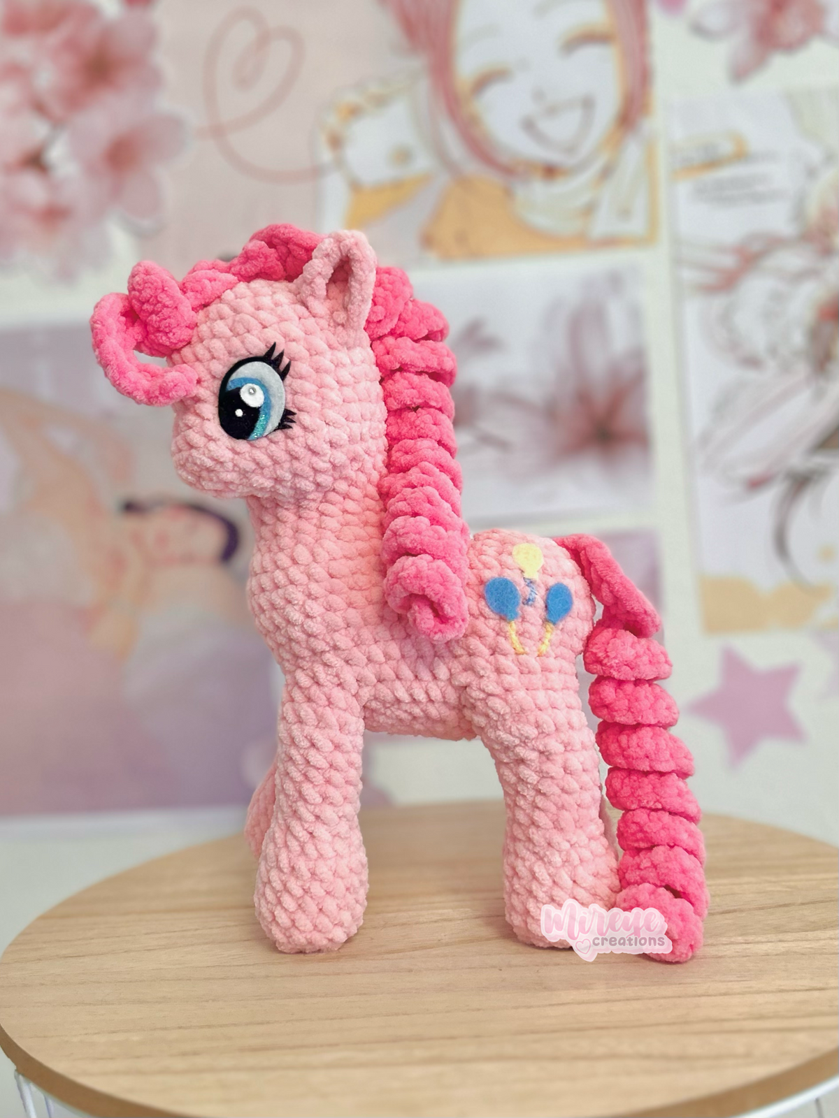 Pinkie Pie Crochet Plushie - HANDMADE TO ORDER