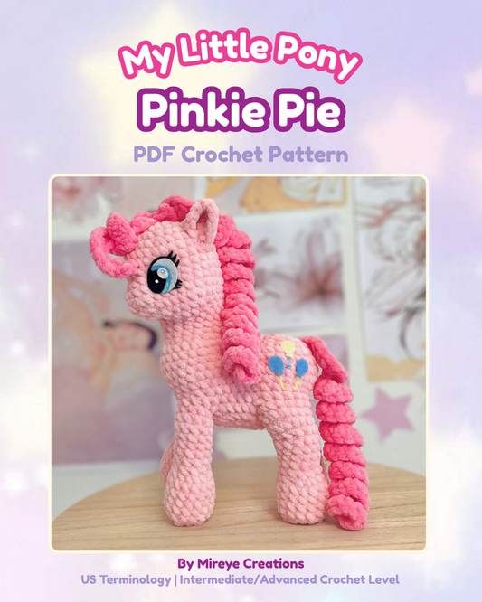 Pinkie Pie PDF Crochet Pattern