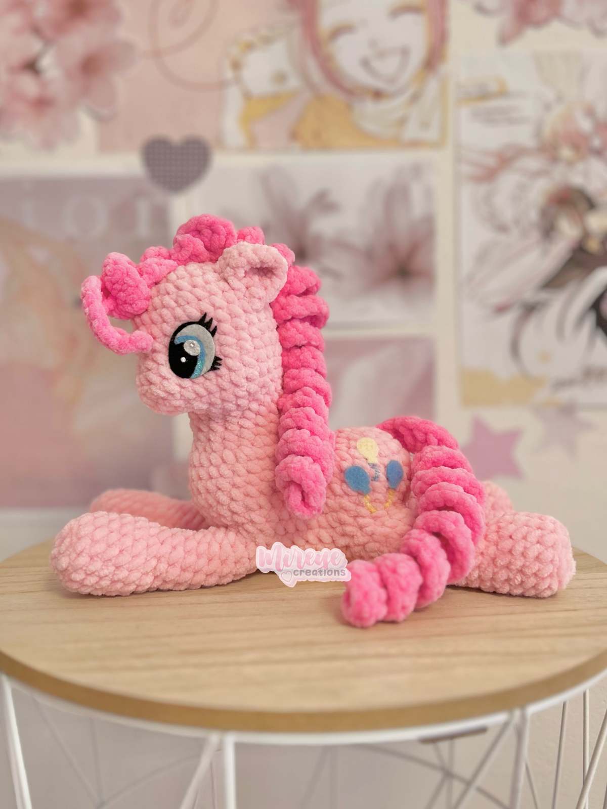 Pinkie Pie Crochet Plushie - HANDMADE TO ORDER