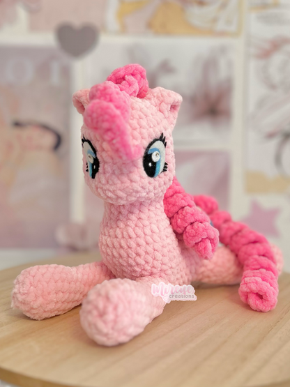 Pinkie Pie Crochet Plushie - HANDMADE TO ORDER