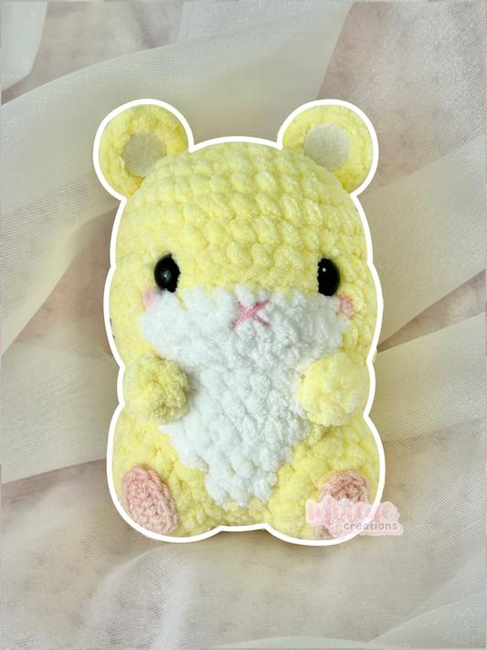 Cutie Hamster Plushie Sunny Yellow