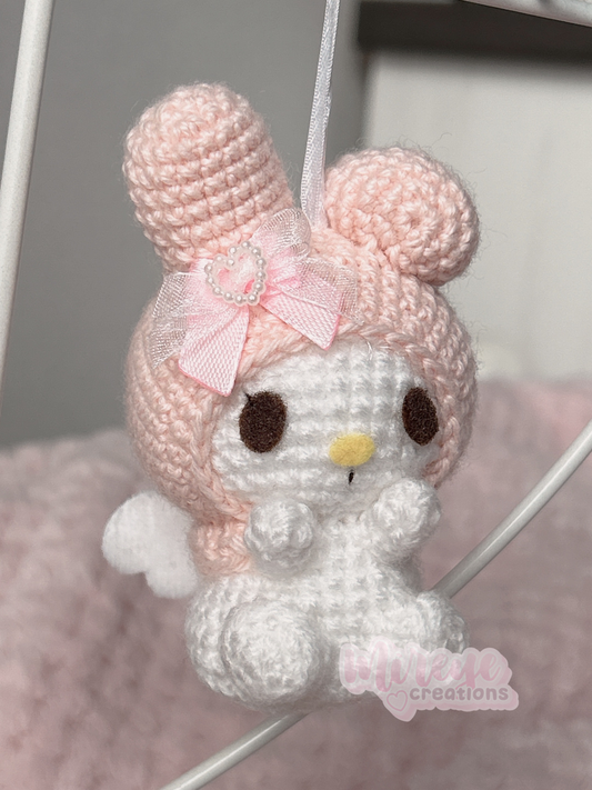 My Melody Angel Keychain