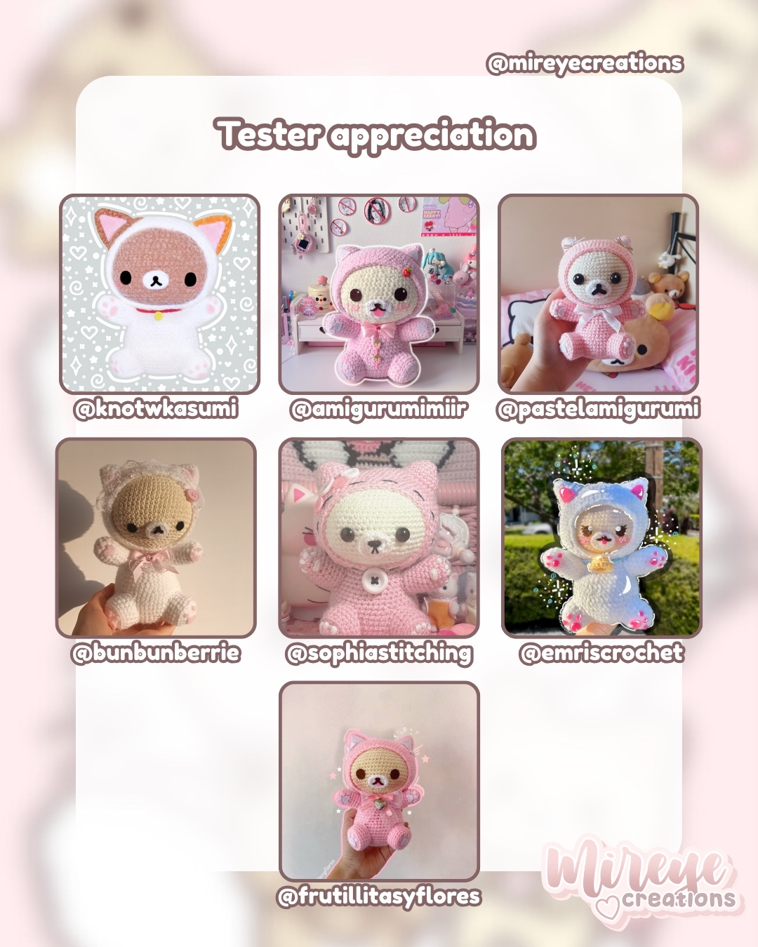 Korilakkuma in a Cat Costume PDF Crochet Pattern
