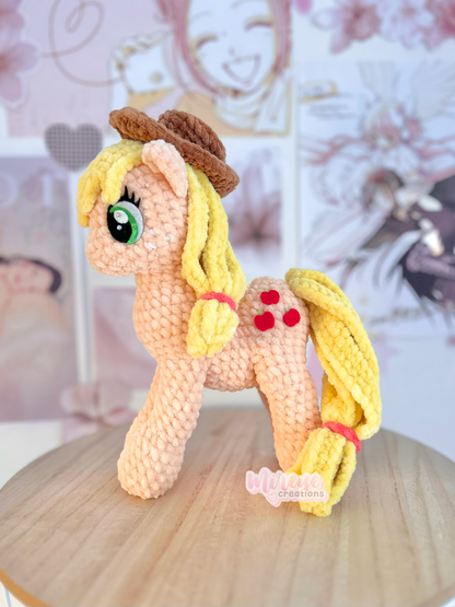 Applejack Crochet Plushie - HANDMADE TO ORDER