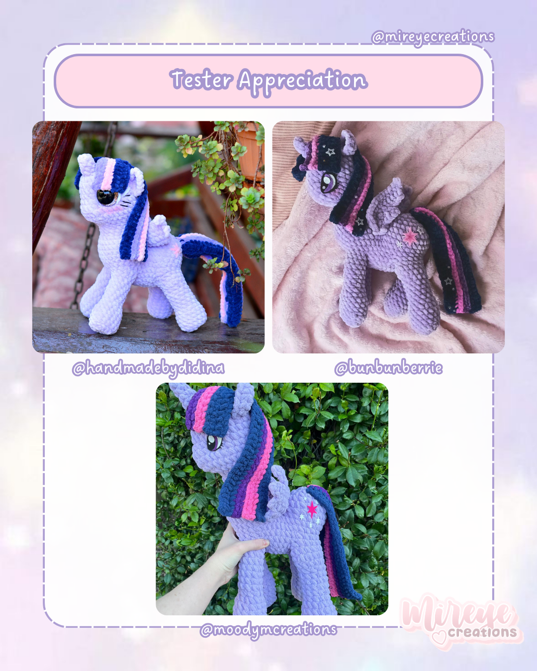 Twilight Sparkle PDF Crochet Pattern