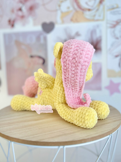 Fluttershy Crochet Plushie – HANDMADE TO ORDER