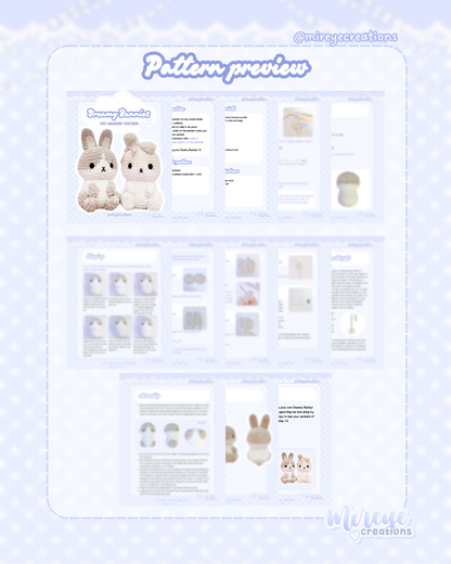 Dreamy Bunnies PDF Crochet Pattern