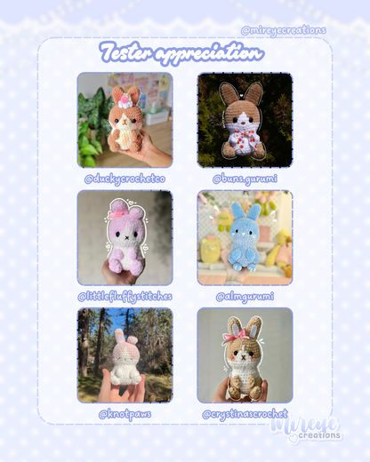 Dreamy Bunnies PDF Crochet Pattern