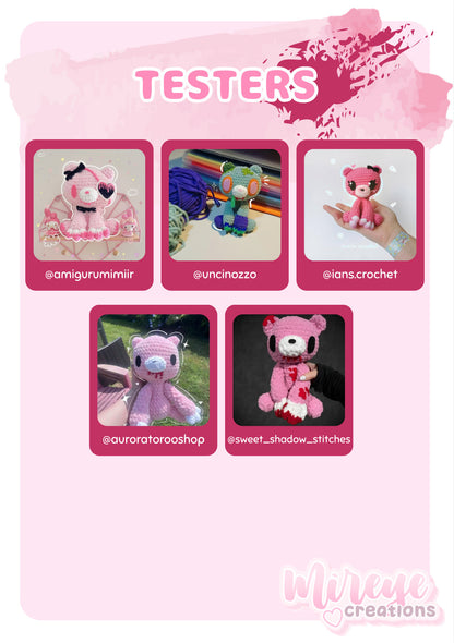 Gloomy Bear PDF Crochet Pattern