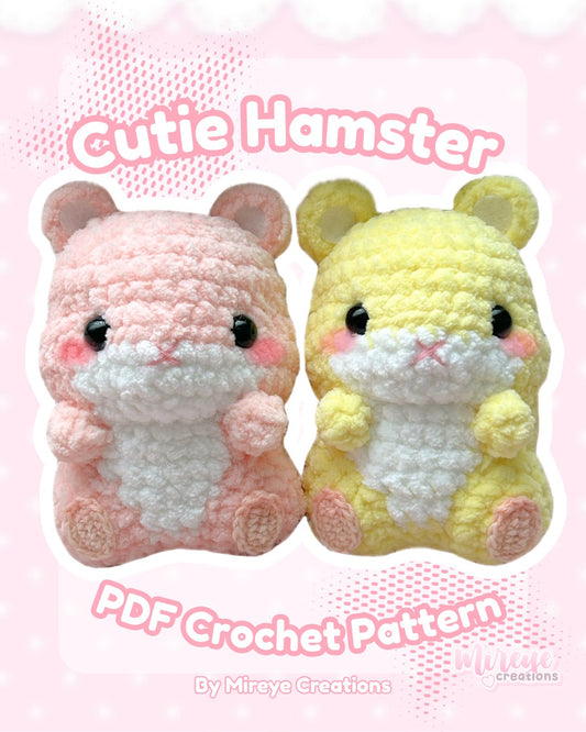 Cutie Hamster PDF Crochet Pattern